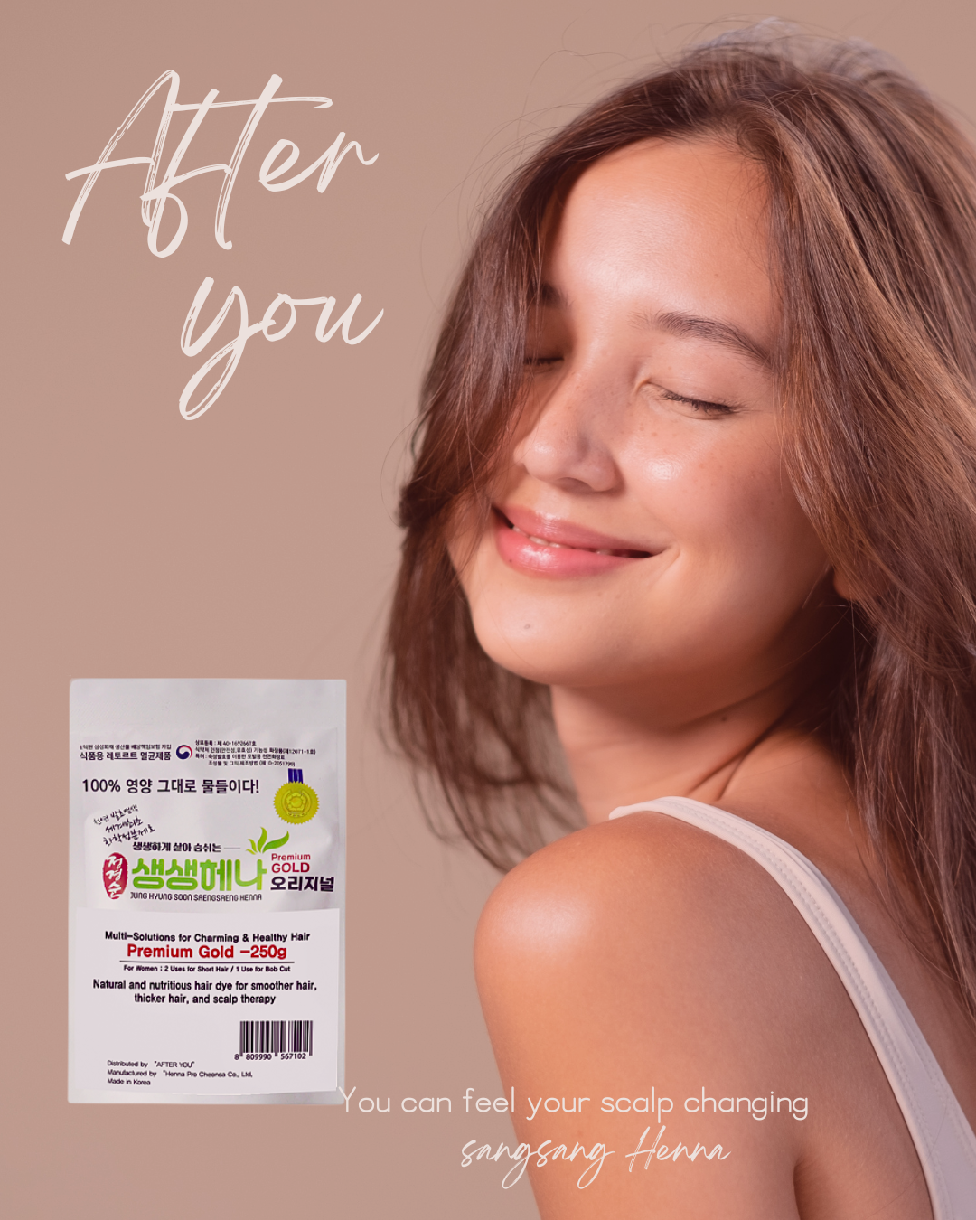 Natural Henna Hair Dye 8.82oz(250g) (1 pack) — Men: 3–4 uses / Women: 2 short cuts, 1 bob cut <br> ✨ Fast Color, Deep Care<br> 🌿 1 Hour to Color, 3 Hours for Healthy Scalp 🌿