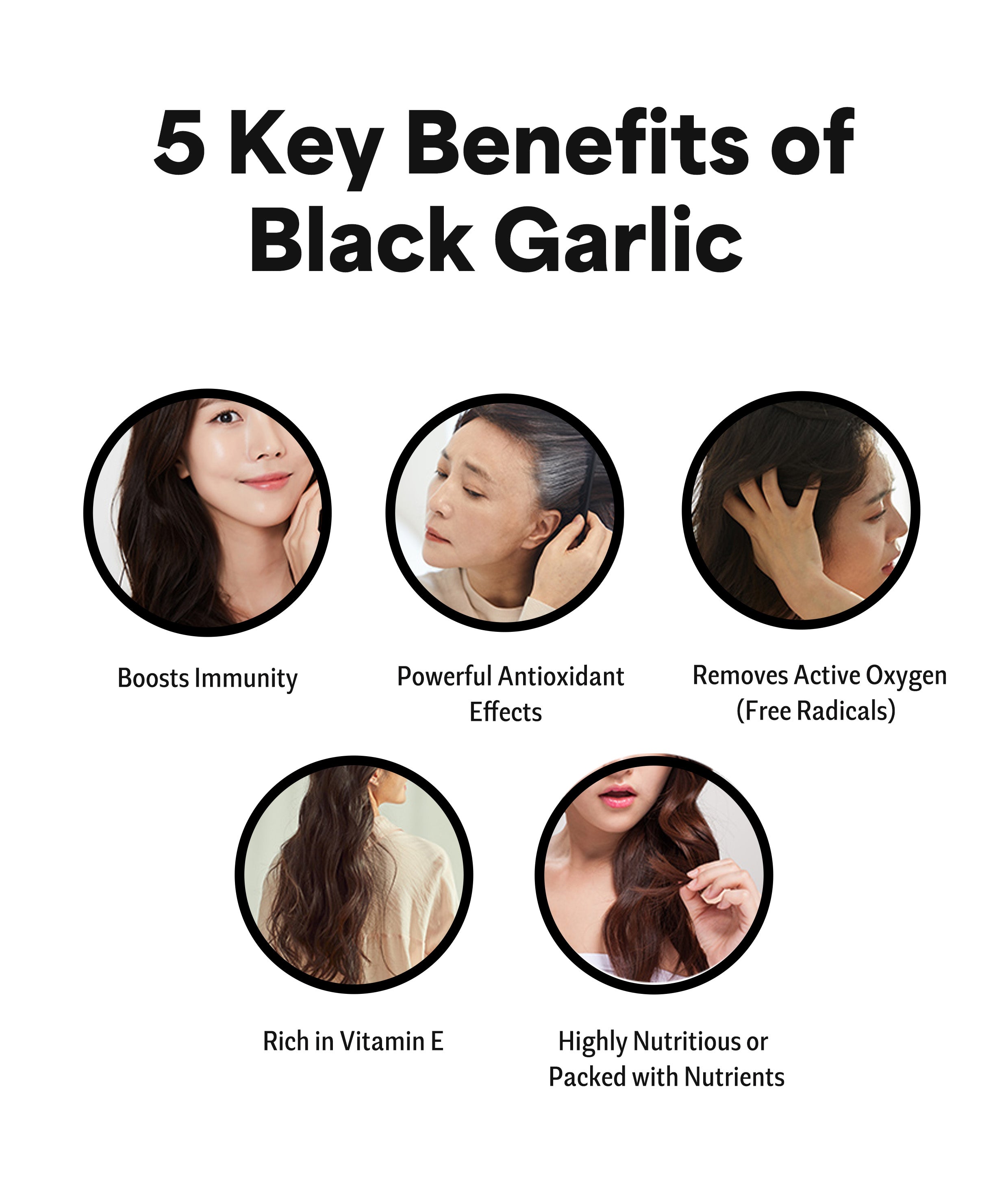 Fermented Black Garlic Henna Shampoo –16.9fl.oz (500ml) <br> 🧄 Fermented Black Garlic Power  <br> ✨ Stronger Roots, Shinier Hair